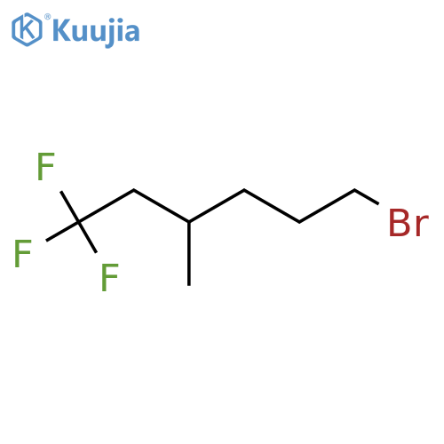 6-Bromo-1,1,1-trifluoro-3-methylhexane structure