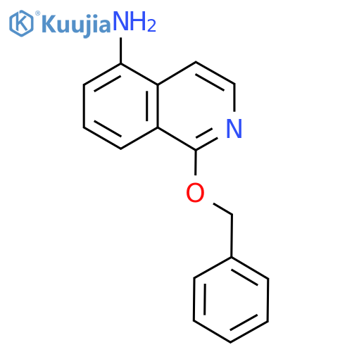 1-(benzyloxy)isoquinolin-5-amine structure