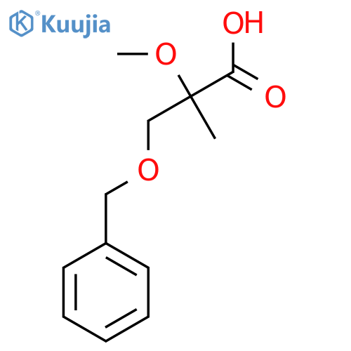 2-Methoxy-2-methyl-3-phenylmethoxypropanoic acid structure