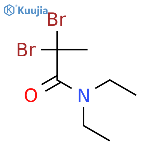 Propanamide, 2,2-dibromo-N,N-diethyl- structure