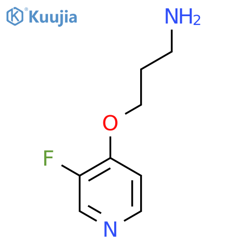 3-(3-fluoropyridin-4-yl)oxypropan-1-amine structure