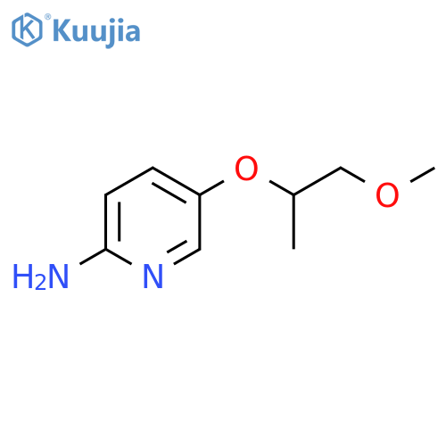 5-(1-methoxypropan-2-yl)oxypyridin-2-amine structure