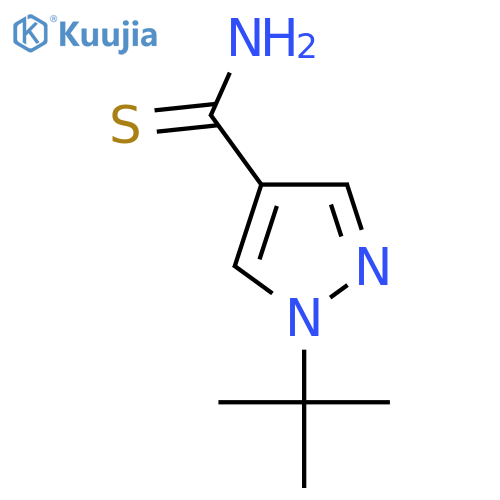 1-tert-butyl-1H-pyrazole-4-carbothioamide structure