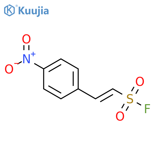 Ethenesulfonyl fluoride, 2-(4-nitrophenyl)-, (1E)- structure