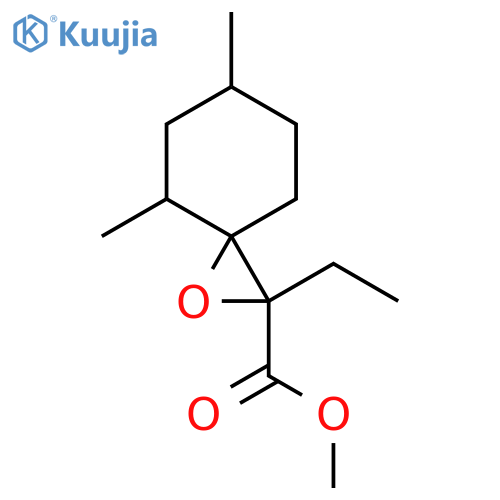 Methyl 2-ethyl-4,6-dimethyl-1-oxaspiro[2.5]octane-2-carboxylate structure