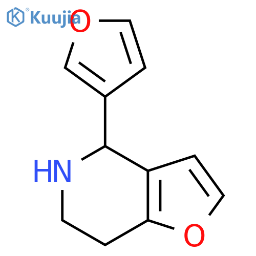 4-(furan-3-yl)-4H,5H,6H,7H-furo3,2-cpyridine structure