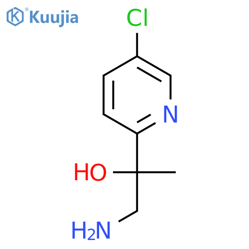 1-amino-2-(5-chloropyridin-2-yl)propan-2-ol structure