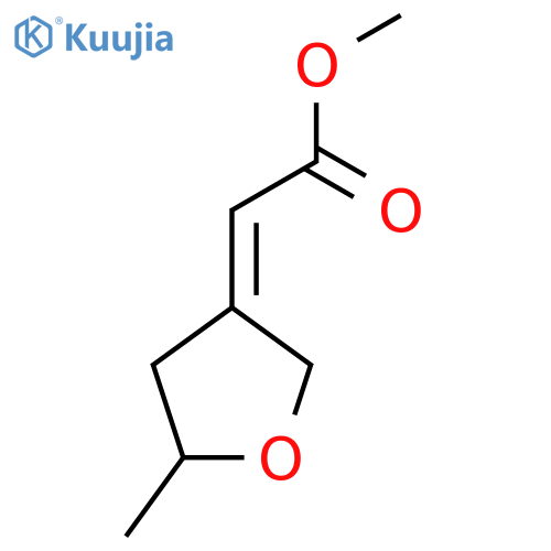 methyl 2-(3Z)-5-methyloxolan-3-ylideneacetate structure