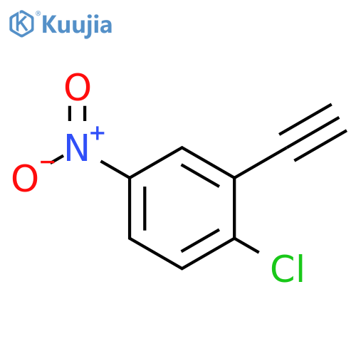 1-chloro-2-ethynyl-4-nitrobenzene structure
