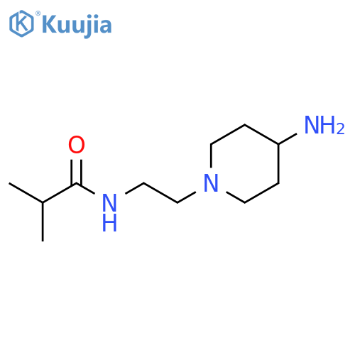 Propanamide, N-[2-(4-amino-1-piperidinyl)ethyl]-2-methyl- structure