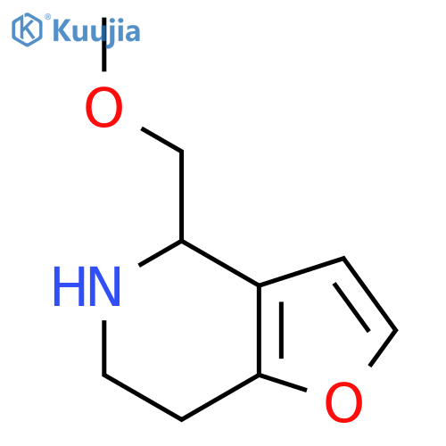 4-(methoxymethyl)-4H,5H,6H,7H-furo3,2-cpyridine structure