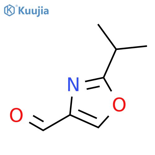 2-(propan-2-yl)-1,3-oxazole-4-carbaldehyde structure