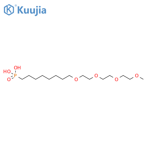 m-PEG4-(CH2)8-phosphonic acid structure