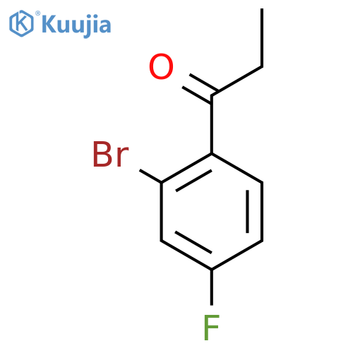 2'-Bromo-4'-fluoropropiophenone structure