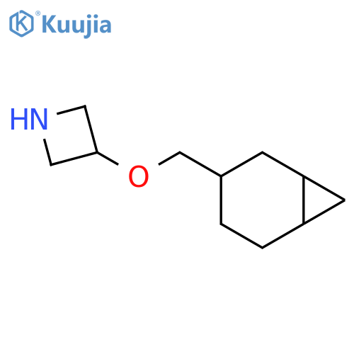 3-({bicyclo4.1.0heptan-3-yl}methoxy)azetidine structure