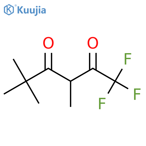 1,1,1-trifluoro-3,5,5-trimethylhexane-2,4-dione structure