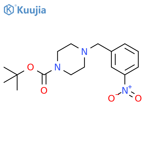 1-Boc-4-(3-Nitrobenzyl)piperazine structure
