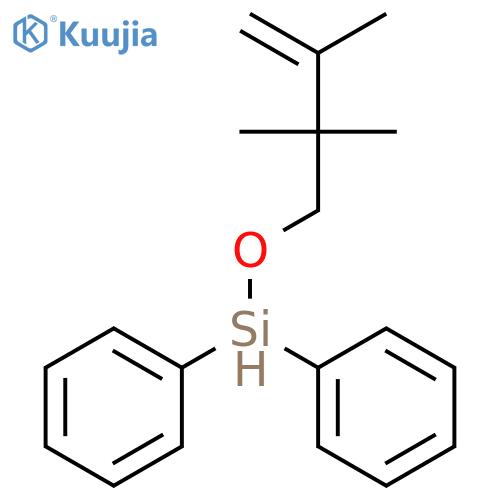 Silane, diphenyl[(2,2,3-trimethyl-3-butenyl)oxy]- structure