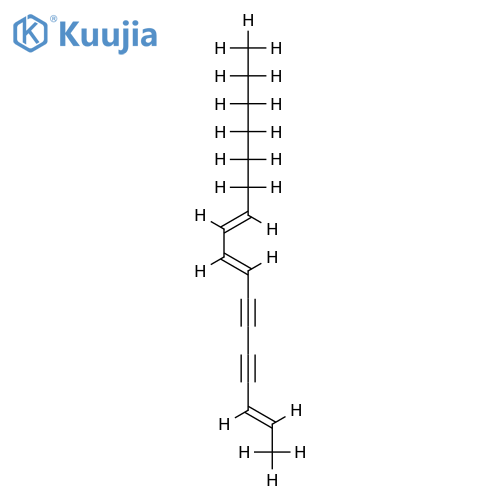 (all-E)-2,8,10-Heptodecatriene-4,6-diyne structure