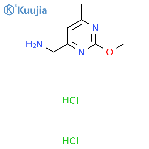 (2-Methoxy-6-methylpyrimidin-4-yl)methanamine dihydrochloride structure