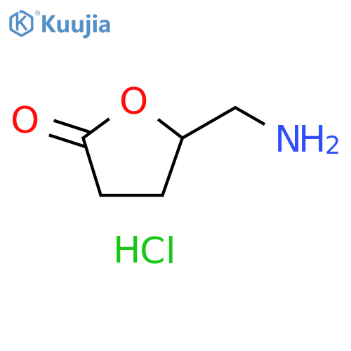 5-(aminomethyl)oxolan-2-one hydrochloride structure