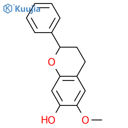 6,7-Dihydroxyflavan; (S)-form, 6-Me ether structure