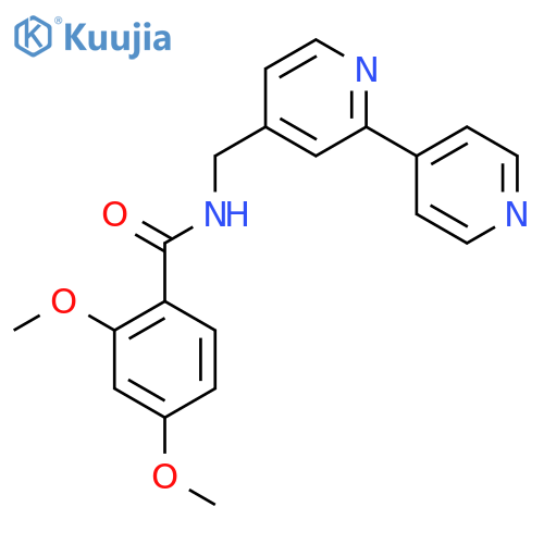 N-({2,4'-bipyridine-4-yl}methyl)-2,4-dimethoxybenzamide structure
