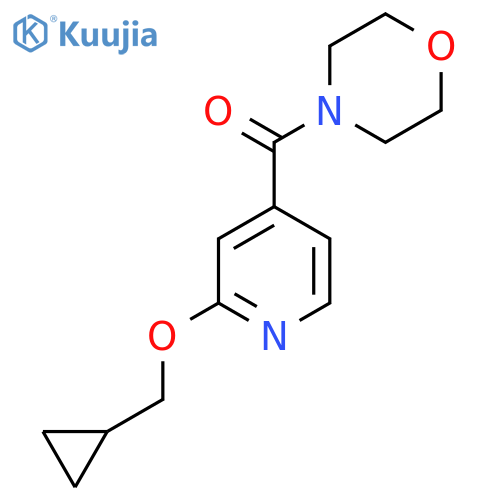 (2-(Cyclopropylmethoxy)pyridin-4-yl)(morpholino)methanone structure