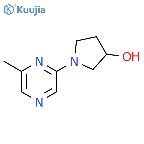 1-(6-methylpyrazin-2-yl)pyrrolidin-3-ol structure