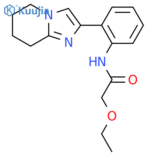 2-ethoxy-N-(2-{5H,6H,7H,8H-imidazo[1,2-a]pyridin-2-yl}phenyl)acetamide structure