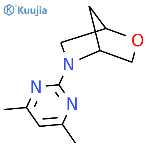 5-(4,6-dimethylpyrimidin-2-yl)-2-oxa-5-azabicyclo2.2.1heptane structure