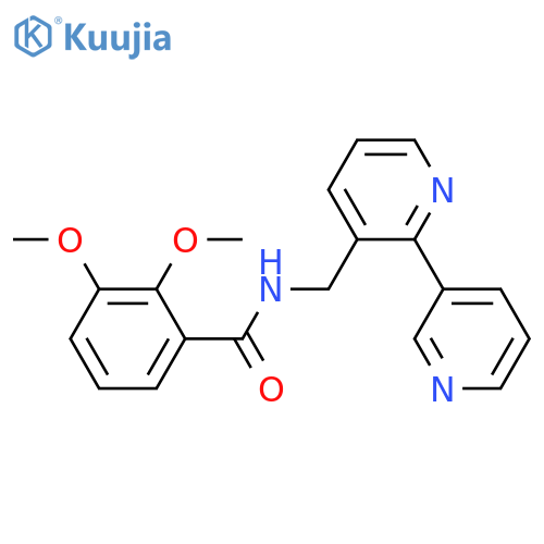 N-({[2,3'-bipyridine]-3-yl}methyl)-2,3-dimethoxybenzamide structure