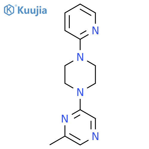 2-methyl-6-[4-(pyridin-2-yl)piperazin-1-yl]pyrazine structure