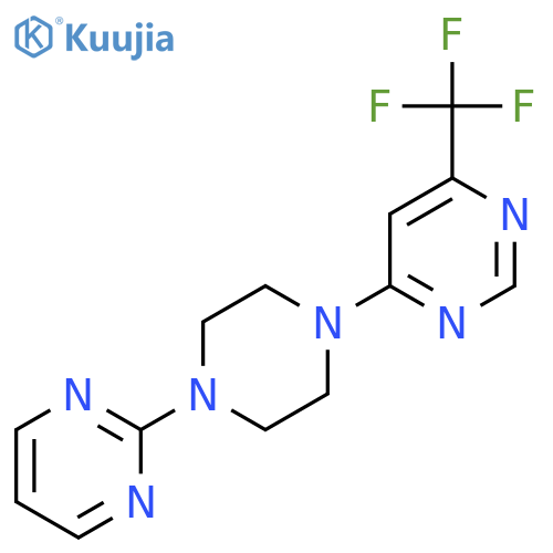 4-[4-(Pyrimidin-2-yl)piperazin-1-yl]-6-(trifluoromethyl)pyrimidine structure