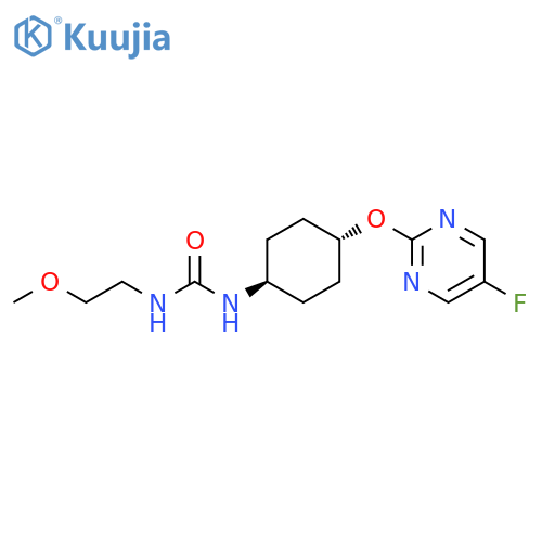 3-(2-methoxyethyl)-1-[(1r,4r)-4-[(5-fluoropyrimidin-2-yl)oxy]cyclohexyl]urea structure