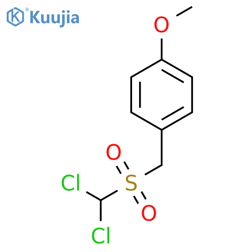 Benzene, 1-[[(dichloromethyl)sulfonyl]methyl]-4-methoxy- structure