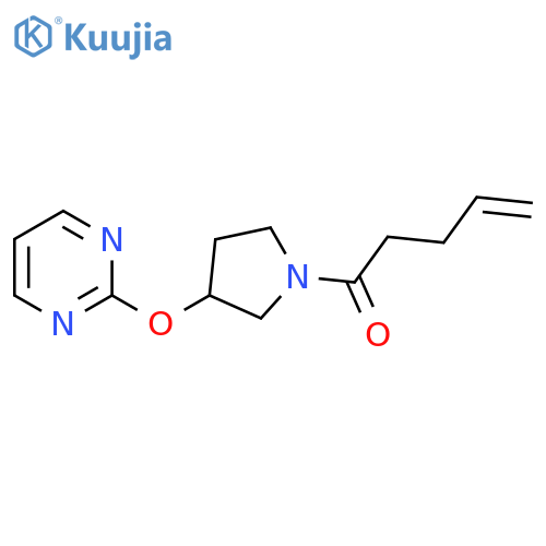 1-(3-(Pyrimidin-2-yloxy)pyrrolidin-1-yl)pent-4-en-1-one structure
