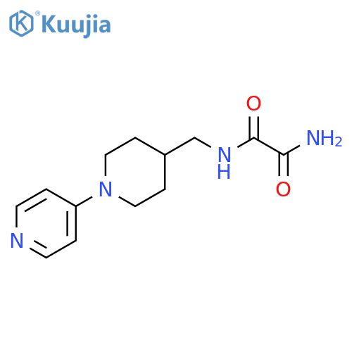 N'-{[1-(pyridin-4-yl)piperidin-4-yl]methyl}ethanediamide structure
