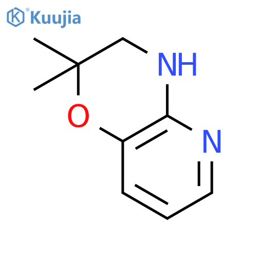 2,2-dimethyl-2H,3H,4H-pyrido3,2-b1,4oxazine structure