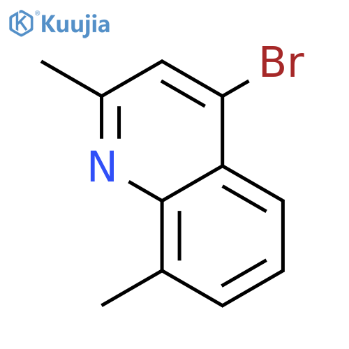 4-Bromo-2,8-dimethylquinoline structure