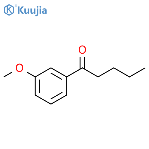 1-Pentanone, 1-(3-methoxyphenyl)- structure
