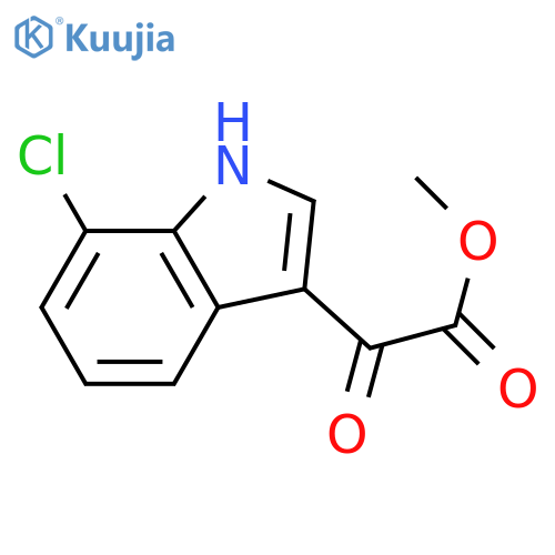 Methyl2-(7-Chloro-3-indolyl)-2-oxoacetate structure