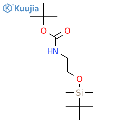 tert-Butyl 2-(tert-Butyldimethylsilyloxy)ethy lcarbamate structure