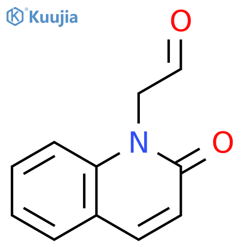 1(2H)-Quinolineacetaldehyde, 2-oxo- structure
