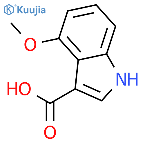 4-Methoxy-1H-indole-3-carboxylic acid structure