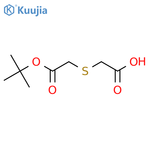 2-{2-(tert-butoxy)-2-oxoethylsulfanyl}acetic Acid structure