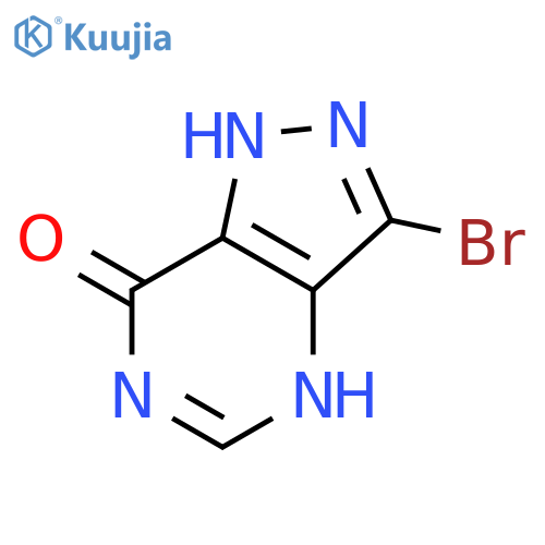3-bromo-1H,6H,7H-pyrazolo4,3-dpyrimidin-7-one structure