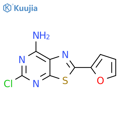 7-Amino-5-chloro-2-(2-furyl)thiazolo[5,4-d]pyrimidine structure