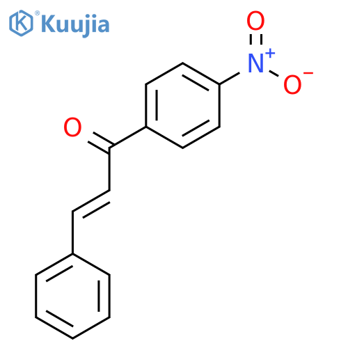 (2E)-1-(4-nitrophenyl )-3-phenyl -2-propene-1-one structure