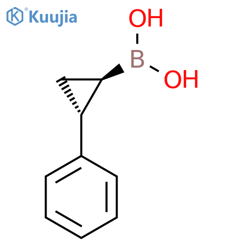 trans-2-Cyclohexyl-cyclopropyl-1-boronic Acid structure